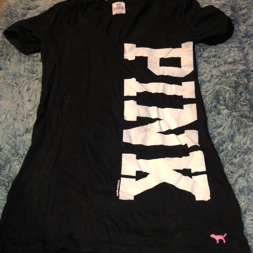 COPY - Size xsmall pink brand tshirt.  Form fitting